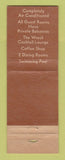Matchbook Cover - Yankee Clipper Hotel Gill Fort Lauderdale FL