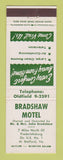 Matchbook Cover - Bradshaw Motel Stafford VA