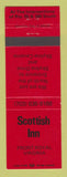 Matchbook Cover - Scottish Inn Fort Royal VA