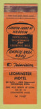 Matchbook Cover - Leominster Motel MA WORN