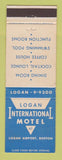 Matchbook Cover - Logan International Motel Boston MA