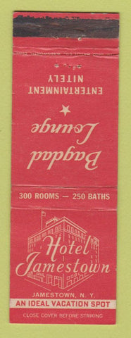 Matchbook Cover - Bagdad Lounge Hotel Jamestown NY