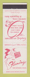Matchbook Cover - Flamingo Hotel San Antonio TX