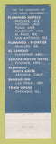 Matchbook Cover - Flamingo Hotel San Antonio TX