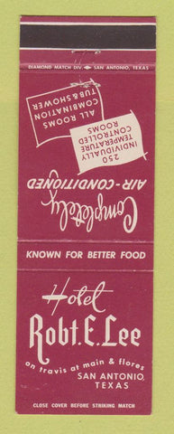 Matchbook Cover - Hotel Robert E Lee San Antonio TX