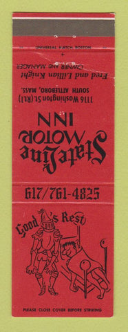 Matchbook Cover - State Line Motor Inn South Attleboro MA