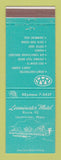 Matchbook Cover - Leominster Motel MA