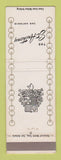 Matchbook Cover - St Anthony Hotel San Antonio TX