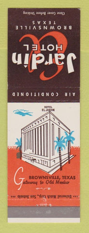 Matchbook Cover - Jardin Hotel Brownsville TX