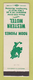 Matchbook Cover - Western Motel Torrington WY