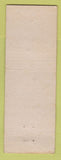 Matchbook Cover - Walsh Hotel Alamosa Colorado WEAR