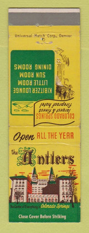 Matchbook Cover - Antlers Hotel Colorado Springs