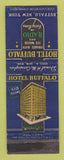 Matchbook Cover - Hotel Buffalo NY WORN