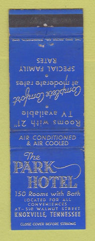 Matchbook Cover - Park Hotel Knoxville TN