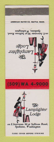 Matchbook Cover - Lamplighter Lodge Spokane WA