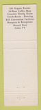 Matchbook Cover - Lamplighter Lodge Spokane WA
