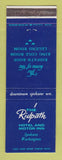 Matchbook Cover - Ridpath Hotel Motor Inn Spokane WA