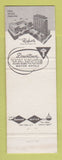 Matchbook Cover - Ridpath Hotel Motor Inn Spokane WA