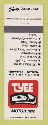 Matchbook Cover - Tyee Motor Inn Tumwater Olympia WA