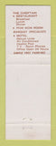 Matchbook Cover - Chieftain Motel Wenatchee WA