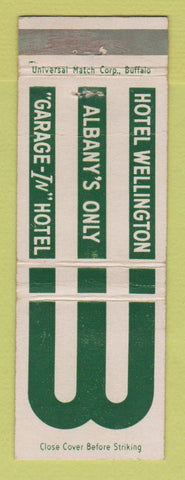 Matchbook Cover - Hotel Wellington Albany NY WEAR