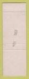 Matchbook Cover - Alden Hotel Alden NY SAMPLE
