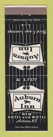 Matchbook Cover - Auburn Inn Auburn nY