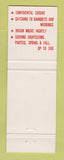 Matchbook Cover - Reber's Hotel Motel Restaurant Barryville NY