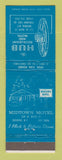 Matchbook Cover - Hub Restaurant Motel Batavia NY