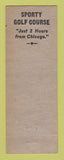 Matchbook Cover - Moor Hotel Mud Baths Waukesha WI