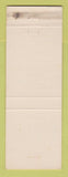 Matchbook Cover - Lakeview Dining Room Motel Tiptonville TN