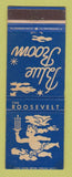 Matchbook Cover - Roosevelt Hotel New Orleans LA Blue Room