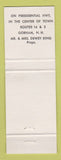 Matchbook Cover - Tourist Village Motel Gorham NH WEAR