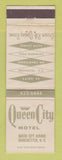 Matchbook Cover - Queen City Motel Manchester NH