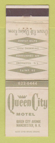 Matchbook Cover - Queen City Motel Manchester NH