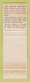 Matchbook Cover - Queen City Motel Manchester NH