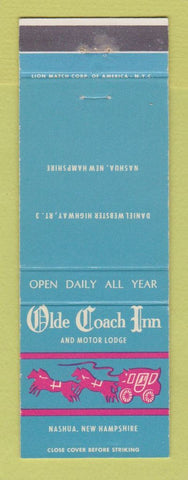 Matchbook Cover - Olde Coach Inn Motor Lodge Nashua NH