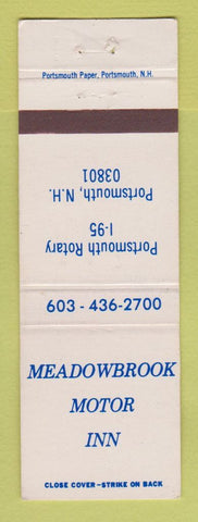 Matchbook Cover - Meadowbrook Motor Inn Portsmouth NH WEAR