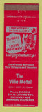 Matchbook Cover - Villa Motel Jennings LA WEAR