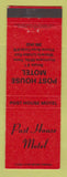 Matchbook Cover - Post House Motel Hurricane Mills TN