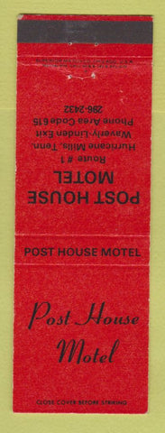 Matchbook Cover - Post House Motel Hurricane Mills TN