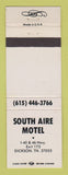 Matchbook Cover - South Aire Motel Dickson TN