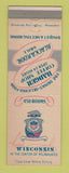Matchbook Cover - Hotel Wisconsin Milwaukee WI