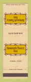 Matchbook Cover - Spanish Trace Inn Athens TX