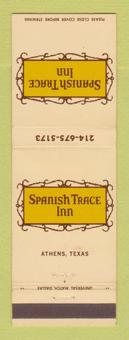 Matchbook Cover - Spanish Trace Inn Athens TX