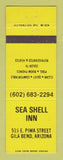 Matchbook Cover - Sea Shell Inn Gila Bend AZ