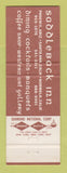 Matchbook Cover - Saddleback Inn Phoenix AZ