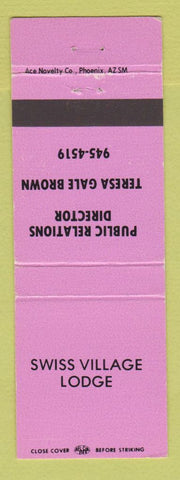 Matchbook Cover - Swiss Village Lodge