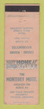 Matchbook Cover - Monterey Motel Tucson AZ WEAR