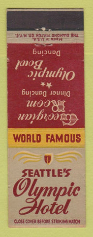 Matchbook Cover - Olympic Hotel Seattle WA